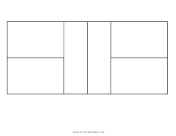 Pickleball Court Diagram paper