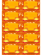 Punk Rock Chicken Luggage Tag paper