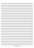 Low Vision Writing Paper - Quarter Inch - A4 paper