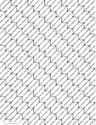 Sashiko Stairs Pattern paper