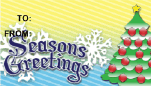Seasons Greetings Christmas Tree paper
