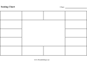 Seating Chart (Rectangle) paper