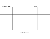 Seating Chart (U-Shaped) paper