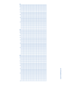 Semilog Paper-10 Divisions by 3 Decades paper