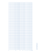 Semilog Paper-1 Decade by 20 Divisions paper