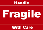 Shipping Fragile Labels paper