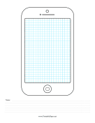 Smartphone Wireframe Grid Notes paper