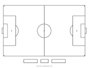 Soccer Pitch Diagram paper