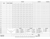 Softball Score Sheet paper