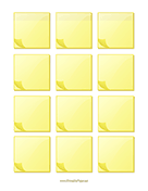 Sticky Notes Sheet paper