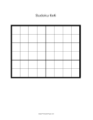 Sudoku Grid 6x7 paper