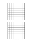 Sudoku grid paper