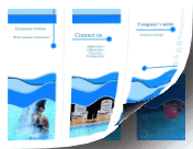 Swimming Pool Brochure-Trifold paper