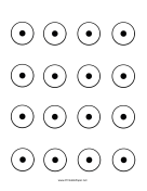 Circles Target paper