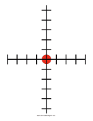 Crosshairs Target paper