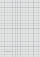 Graph Paper - Light Gray - Three Quarter Inch Grid - A4 paper