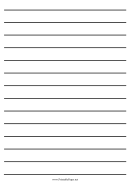 Low Vision Writing Paper - Three Quarter Inch - A4 paper