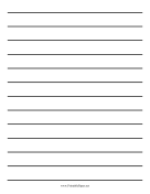 Low Vision Writing Paper - Three Quarter Inch - Letter paper