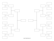 Tournament Brackets - 16 Teams paper