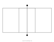 Volleyball Court Diagram paper