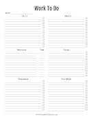 Work To Do paper