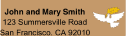 Dove Return Address Labels paper