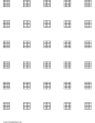 Chord Chart for 6-string instrument on letter-sized paper paper