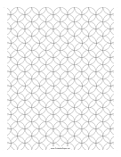 Graph Paper - Overlapping Circles paper