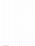 Dot Paper with two dots per inch on A4-sized paper paper