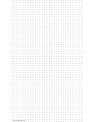 Dot Paper with four dots per inch on legal-sized paper paper