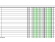 Columnar Paper with eight columns on ledger-sized paper in landscape orientation paper