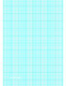 Graph Paper with ten lines per inch and heavy index lines on A4-sized paper paper
