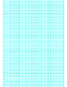 Graph Paper with ten lines per inch and heavy index lines on A4-sized paper paper