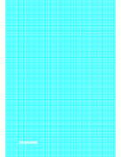 Graph Paper with one line per millimeter and centimeter index lines on A4 paper paper