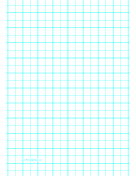 Graph Paper with two lines per inch and heavy index lines on A4-sized paper paper