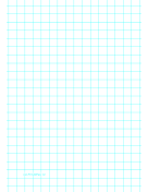 Graph Paper with two lines per inch on A4-sized paper paper