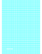 Graph Paper with lines every 2mm (5 lines/cm) and heavy index lines on A4-sized paper paper