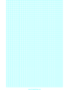 Graph Paper with one line every 3 mm on letter-sized paper paper