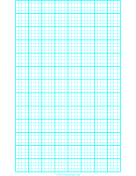 Graph Paper with one line every 5 mm and heavy index lines every fourth line on letter-sized paper paper