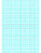 Graph Paper with nine lines per inch and heavy index lines on A4-sized paper paper