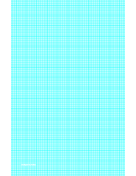 Graph Paper with sixteen lines per inch and heavy index lines on ledger-sized paper paper