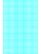 Graph Paper with eighteen lines per inch and heavy index lines on ledger-sized paper paper