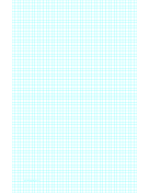 Graph Paper with four lines per inch on ledger-sized paper paper