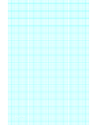 Graph Paper with five lines per inch and heavy index lines on ledger-sized paper paper