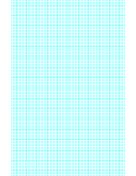 Graph Paper with seven lines per inch and heavy index lines on ledger-sized paper paper