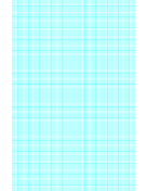 Graph Paper with nine lines per inch and heavy index lines on ledger-sized paper paper
