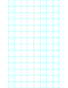 Graph Paper with one line per inch and heavy index lines on legal-sized paper paper