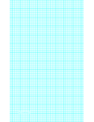 Graph Paper with ten lines per inch and heavy index lines on legal-sized paper paper