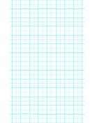Graph Paper with two lines per inch and heavy index lines on legal-sized paper paper