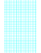 Graph Paper with six lines per inch and heavy index lines on legal-sized paper paper